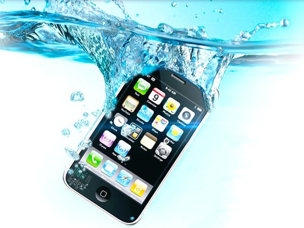 iphone tombé dans l'eau